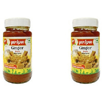 Pack of 2 - Priya Ginger Pickle Sweet - 300 Gm (10 Oz)
