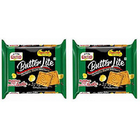 Pack of 2 - Priyagold Butter Lite Namkeen Jeera Biscuits - 350 Gm (12.3 Oz))