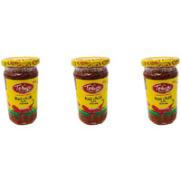 Pack of 3 - Telugu Red Chilli Without Garlic Pickle - 300 Gm (10 Oz) [50% Off]