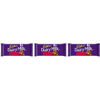 Pack of 3 - Cadbury Dairy Milk Chocolate Fruit & Nut - 110 Gm (3.9 Oz)