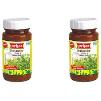 Pack of 2 - Priya Coriander Pickle No Garlic - 300 Gm (10 Oz)