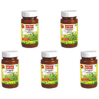 Pack of 5 - Priya Coriander Pickle No Garlic - 300 Gm (10 Oz)