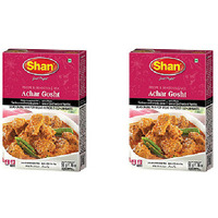 Pack of 2 - Shan Achar Gosht Recipe Seasoning Mix - 50 Gm (1.76 Oz)