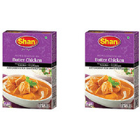 Pack of 2 - Shan Butter Chicken Recipe Seasoning Mix - 50 Gm (1.76 Oz)
