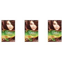 Pack of 3 - Vatika Henna Hair Colour Brown - 60 Gm (2.1 Oz)