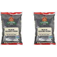 Pack of 2 - Laxmi Black Sesame Seeds - 14 Oz (400 Gm)