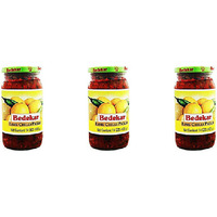 Pack of 3 - Bedekar Lime Chilli Pickle - 400 Gm (14 Oz)