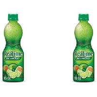 Pack of 2 - Realime 100% Lime Juice - 15 Oz (443 Ml)