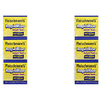 Pack of 2 - Fleischmann's Rapid Rise Instant Yeast 3 Pack - 0.75 Oz