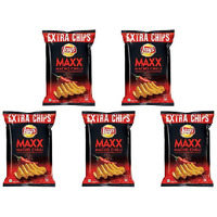 Pack of 5 - Lay's Maxx Macho Chilli Flavour Chips - 56 Gm (1.97 Oz)