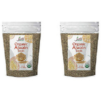 Pack of 2 - Jiva Organics Organic Ajwain Seeds - 200 Gm (7 Oz)