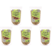 Pack of 5 - Jiva Organics Organic Coriander Seeds - 200 Gm (7 Oz)