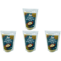 Pack of 4 - Jiva Organics Organic White Sesame Seeds - 200 Gm (7 Oz)