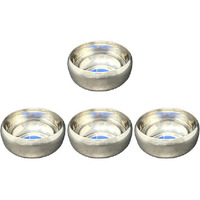 Pack of 4 - Super Shyne Stainless Steel Curved Bowl