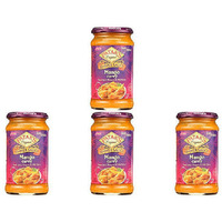 Pack of 4 - Patak's Mango Curry Simmer Sauce Mild - 15 Oz (425 Gm) [Fs]