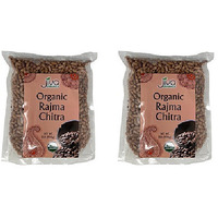 Pack of 2 - Jiva Organics Organic Rajma Chitra - 2 Lb (908 Gm)