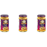 Pack of 3 - Patak's Korma Curry Simmer Sauce Mild - 15 Oz (425 Gm) [Fs]