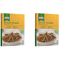 Pack of 2 - Ashoka Bhindi Masala Vegan Ready To Eat - 10 Oz (280 Gm)