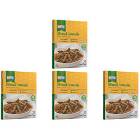 Pack of 4 - Ashoka Bhindi Masala Vegan Ready To Eat - 10 Oz (280 Gm)
