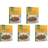 Pack of 5 - Ashoka Bhindi Masala Vegan Ready To Eat - 10 Oz (280 Gm)