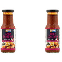 Pack of 2 - Ashoka Spicy Schezwan Garlic Chilly Dipping Sauce - 220 Gm (7.75 Oz)