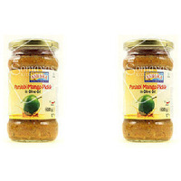 Pack of 2 - Ashoka Punjabi Mango Pickle In Olive Oil - 300 Gm (10.6 Oz)