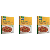 Pack of 3 - Ashoka Aloo Chole Vegan Ready To Eat - 10 Oz (280 Gm)