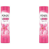 Pack of 2 - Pond's Dreamflower Talcum Powder Pink Lily - 400 Gm (14 Oz)