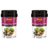 Pack of 2 - Shan Haderabadi Mixed Pickle - 1 Kg (2.2 Lb)
