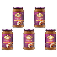 Pack of 5 - Patak's Dopiaza Curry Simmer Sauce Mild - 15 Oz (425 Gm)