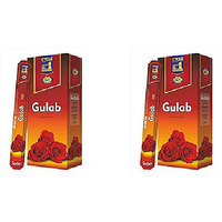 Pack of 2 - Cycle No 1 Gulab Agarbatti Incense Sticks - 120 Pc
