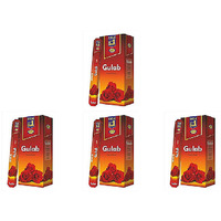 Pack of 4 - Cycle No 1 Gulab Agarbatti Incense Sticks - 120 Pc