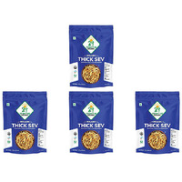 Pack of 4 - 24 Mantra Organic Thick Sev - 150 Gm (5.30 Oz)