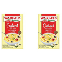 Pack of 2 - Weikfield Custard Powder Vanilla - 500 Gm (17.6 Oz)