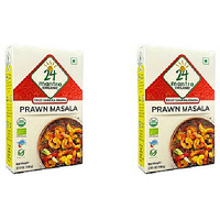Pack of 2 - 24 Mantra Organic Prawn Masala - 100 Gm (3.53 Oz) [50% Off]