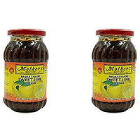 Pack of 2 - Mother's Recipe Rajasthani Sweet Lime Pickle - 575 Gm (20.3 Oz)