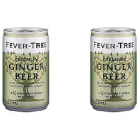 Pack of 2 - Fever Tree Ginger Beer Can - 5 Oz (148 Ml)