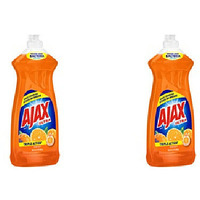 Pack of 2 - Ajax Dish Liquid Detergent Orange - 28 Oz (828 Ml)