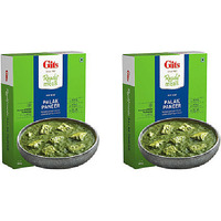 Pack of 2 - Gits Ready Meals Palak Paneer - 10 Oz (285 Gm)