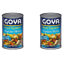 Pack of 2 - Goya Mixed Vegetables Low Sodium - 15 Oz (425 Gm) [50% Off]