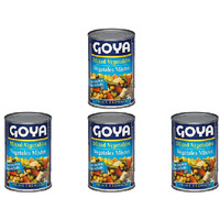 Pack of 4 - Goya Mixed Vegetables Low Sodium - 15 Oz (425 Gm) [50% Off]