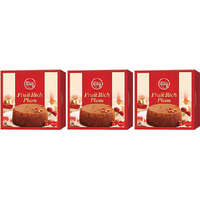 Pack of 3 - Daily Delight Fruit Rich Plum Cake - 700 Gm (24.7 Oz)