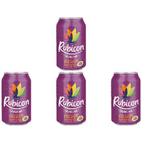 Pack of 4 - Rubicon Sparkling Passion Fruit Drink - 355 Ml (12 Oz)