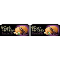 Pack of 2 - Sunfeast Dark Fantasy Choco Nut Fills - 75 Gm (2.6 Oz)