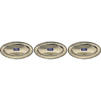 Pack of 3 - Super Shyne Oval Plate - 8.5 Inch X 14 Inch