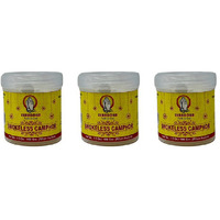 Pack of 3 - Shraddha Smokeless Camphor - 100 Gm (3.5 Oz)