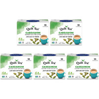 Pack of 5 - Quik Tea Cardamom Chai Latte - 240 Gm (8.45 Oz)