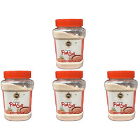 Pack of 4 - 5aab Himalayan Pink Salt Jar - 1 Kg (2.2 Lb)