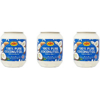 Pack of 3 - Ktc Coconut Oil - 500 Ml (16.9 Fl Oz)