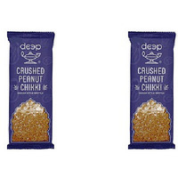 Pack of 2 - Deep Crushed Peanut Chikki - 100 Gm (3.5 Oz)